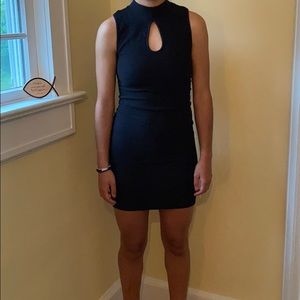Bebe skintight black dress